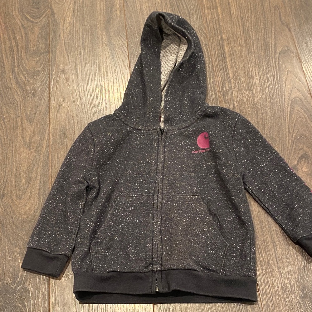 Carhartt Kids' Charcoal Speckled jacket size 18 months 2:11